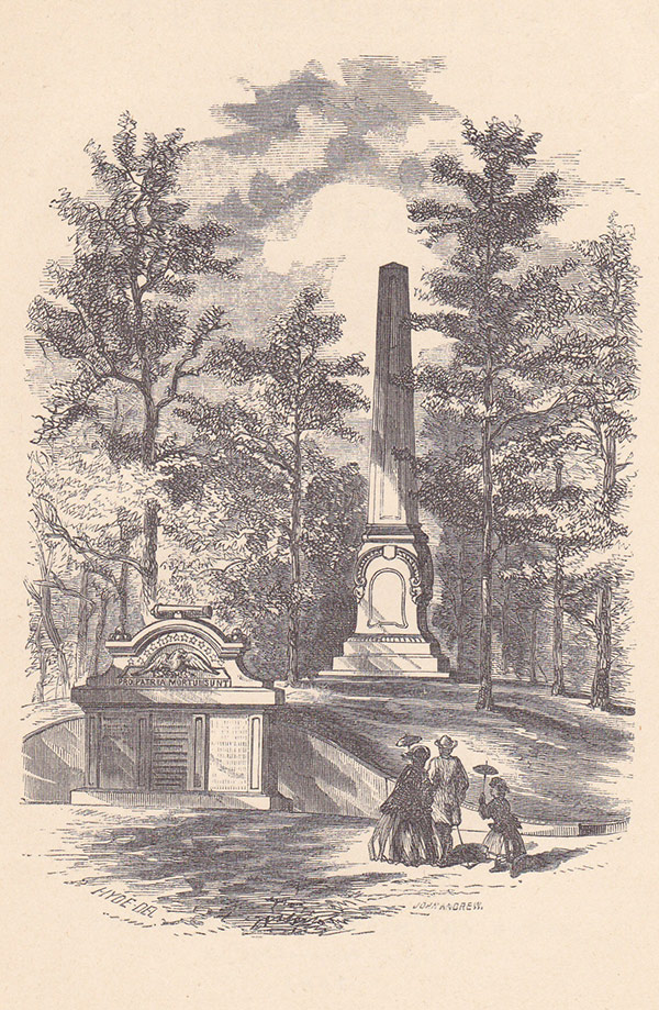 Newton Cemetery Civil War Monument 1864