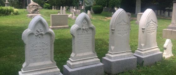 Newton Cemetery cleaning